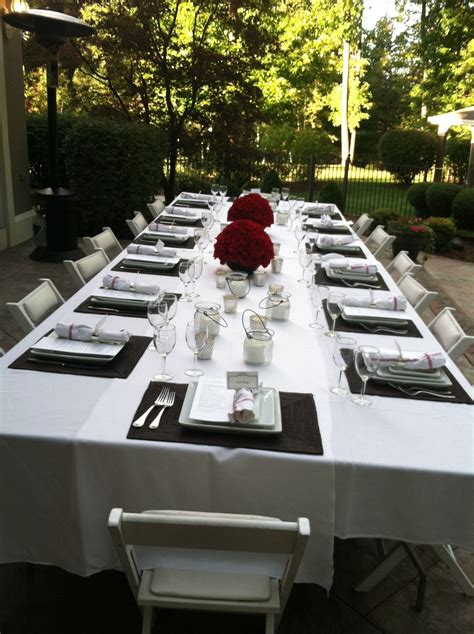 dinner party on the mind? want a classy and elegant decor? this is the setting that would b ...