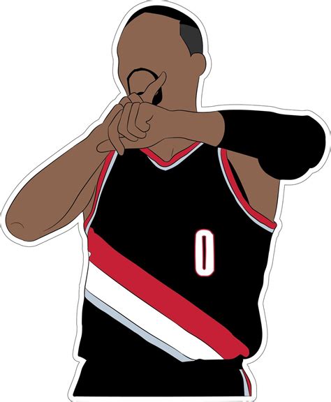 Damian Lillard dame Time Sticker - Etsy