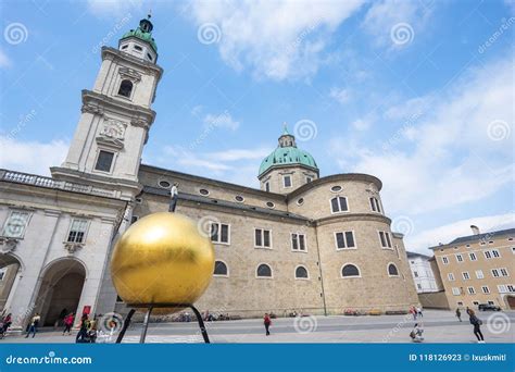 Salzburg Cathedral in Salzburg, Austria Editorial Stock Photo - Image ...