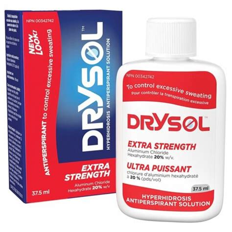 Drysol Extra Strength Bottle 20% Anti-Perspirant 37.5 ML CANADA | eBay