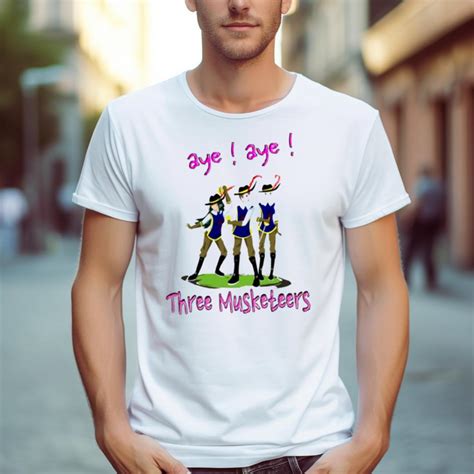 Three Musketeers Ppcocaine Art Shirt - Hersmiles