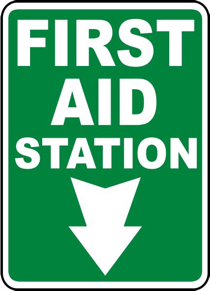 First Aid Station Sign - Save 10% Instantly