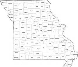 Missouri County Map Printable