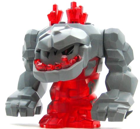 LEGO Minifigure Rock Monster Large Tremorox (Trans-Red)