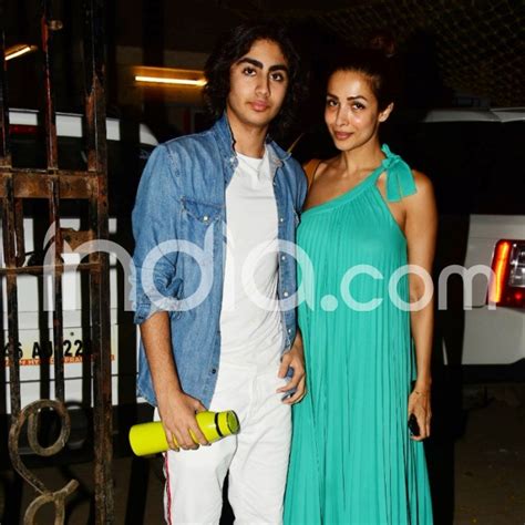 Malaika Arora with son Arhaan Khan