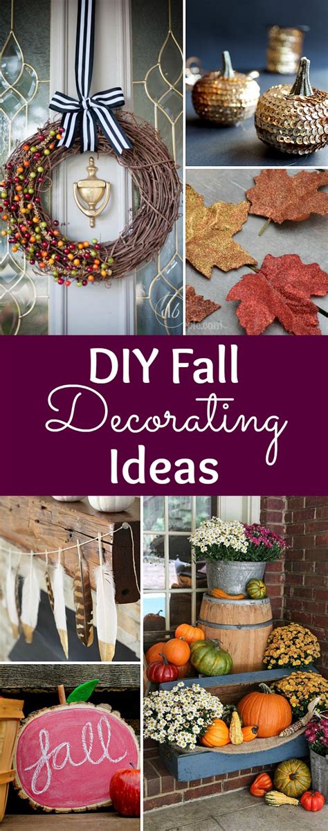 Diy Fall Decorations Ideas Diy Fall Decorating Ideas - The Art of Images