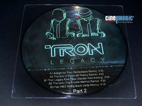 CINEPHOBIC: TRON LEGACY Soundtrack (Daft Punk Vinyl LP Picture Disc #2)