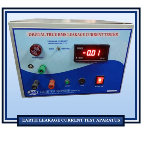 Earth Leakage Current Test Apparatus - lalith.net