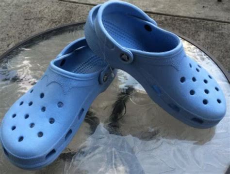 Baby Blue Crocs Unisex Size W10-11 L M8-9 | Blue crocs, Baby blue crocs, Crocs