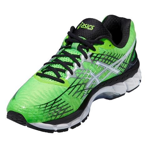 Asics Mens GEL Nimbus 17 (4E) Running Shoes - Flash Green - Tennisnuts.com