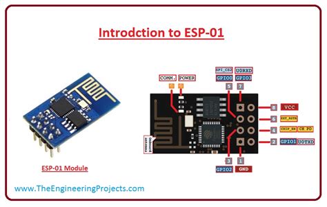 Introduction to ESP-01 - The Engineering Projects