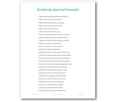 Gratitude Journal Prompts Printable | Gratitude journal prompts, Journal prompts, Gratitude journal