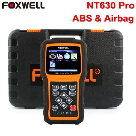 Foxwell NT630 Pro OBD2 Automotive Scanner ABS SRS Airbag Air Bag Crash ...