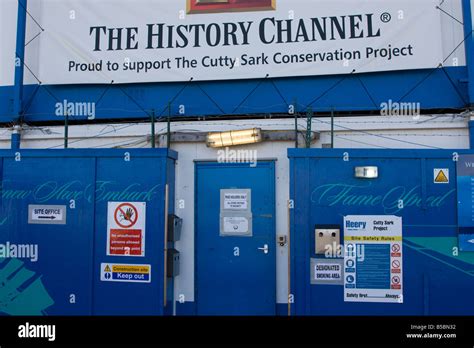 cutty sark restoration project greenwich london england uk gb Stock Photo - Alamy