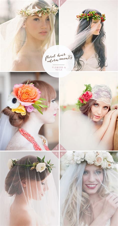 46 Romantic Wedding Hairstyles with Flower Crown + DIY Tutorials | Deer ...