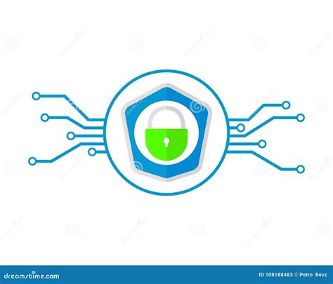 Cybersecurity Vector Design. Lock Symbol Illustration Stock Vector ...