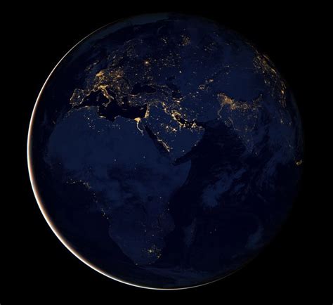 The Nighttime Earth From Space Like You've Never Seen It Before (With ...