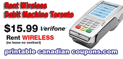 Rent Wireless Debit Machine Toronto $16