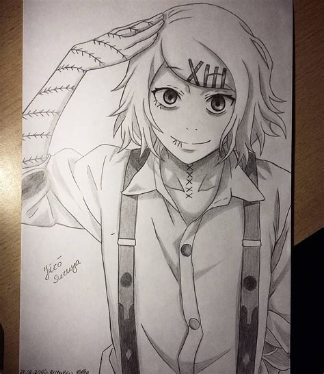 Juzo Tokyo Ghoul Drawing : Collection by andrew montgomery • last updated 9 weeks manga drawing ...