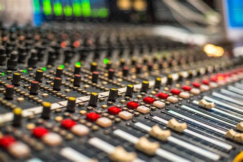 Mixer In Recording Studio - Stock Photos | Motion Array