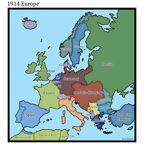 Map : A simple map of 1914 Europe I made (because I am bored) - Infographic.tv - Number one ...