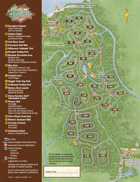 Fort Wilderness Resort Map - KennythePirate.com