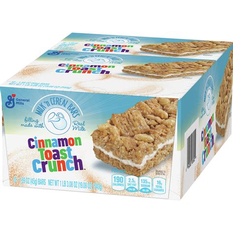 Cinnamon Toast Crunch™ Milk 'n Cereal Bars (12 ct) 1.59 oz | General Mills Convenience and ...