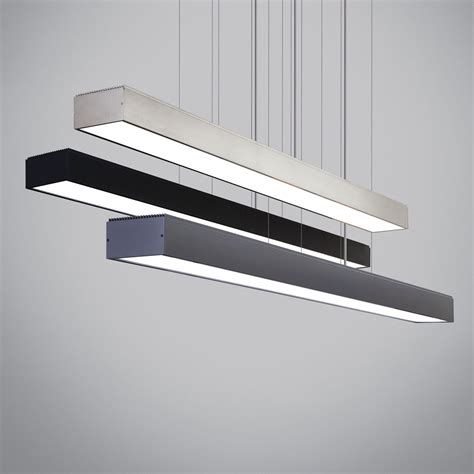 Knox Linear Suspension features strong lines and industrial simplicity. This LED suspension ...