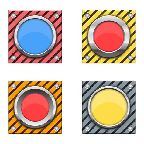 Panic button vector design illustration isolated on white background ...