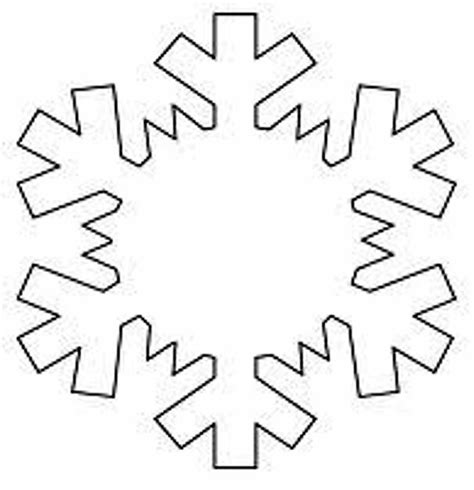 Snowflake Template - ClipArt Best