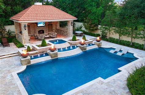 Award Winning Dallas Pool Builders | Frisco Custom Pools | Pool houses, Luxury swimming pools ...