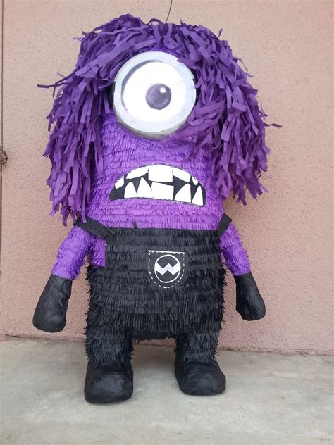 Crazy Hair Purple Minion BY 02-161 – Party Piñatas Houston