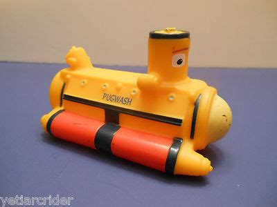 Theodore Tugboat tug boat toy - ERTL 1999 rubber bath tub toy - PUGWASH ...