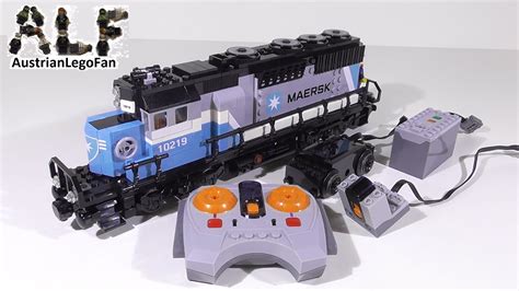 Motorizing Lego 10219 Maersk Train - Lego Fun Review - YouTube