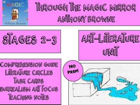 Through the Magic Mirror - Anthony Browne - Art/Literature Integrated Bundle S2 | Teaching Resources