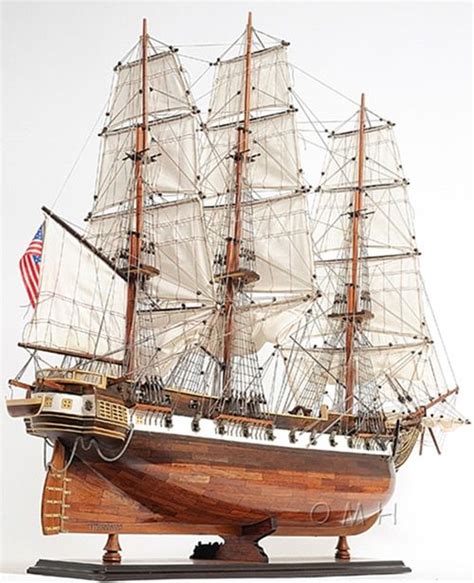 USS Constellation Frigate Wooden Tall Ship Model 38" Semi-Assembled ...