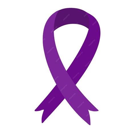 Alzheimers Ribbon Clipart Font