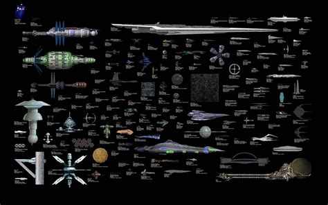 Star wars star trek stargate firefly battlestar andromeda spaceships space station farscape ...