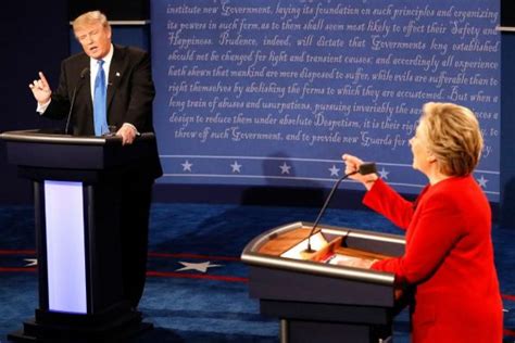 Clinton And Trump Clash In First Presidential Debate