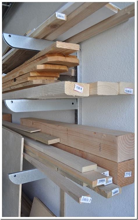 lumber storage for the garage! We really need this! | Lumber storage, Diy lumber storage ...