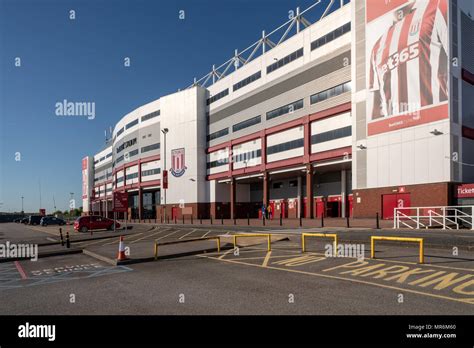 Entrance to Stoke City football stadium Stock Photo - Alamy