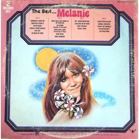 The best of melanie (gatefold) by Melanie Safka, Double LP Gatefold with vinyl59 - Ref:118760081