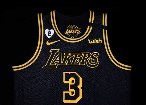 Los Angeles Lakers 2019-2020 Black Mamba Jersey