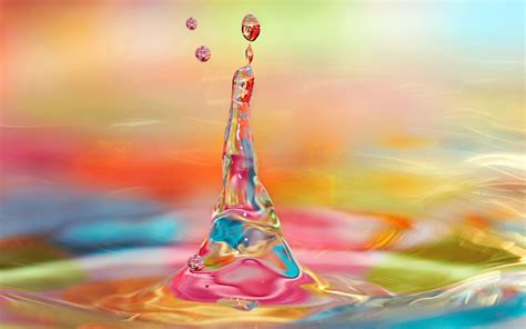 colorful-water-drop | wallpaper