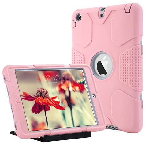 iPad Mini 1 / 2 / 3 Case, ULAK Heavy Duty Rugged Impact Hybrid Protective Case with Removable ...