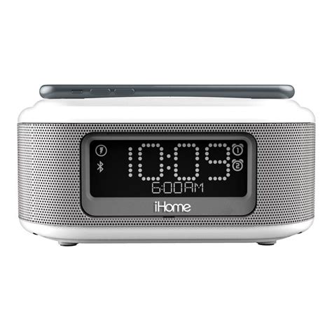 iHome Bluetooth Stereo Dual Alarm Clock with Speakerphone, Wireless ...