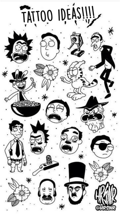 Discover more than 80 rick and morty tattoo drawing best - in.cdgdbentre