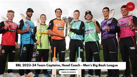 BBL 2023-24 Team Captains, Head Coach - Men's Big Bash League