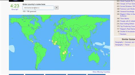 Jetpunk Countries Of The World Blank Map