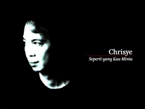 Chrisye - Seperti yang Kau Minta - YouTube